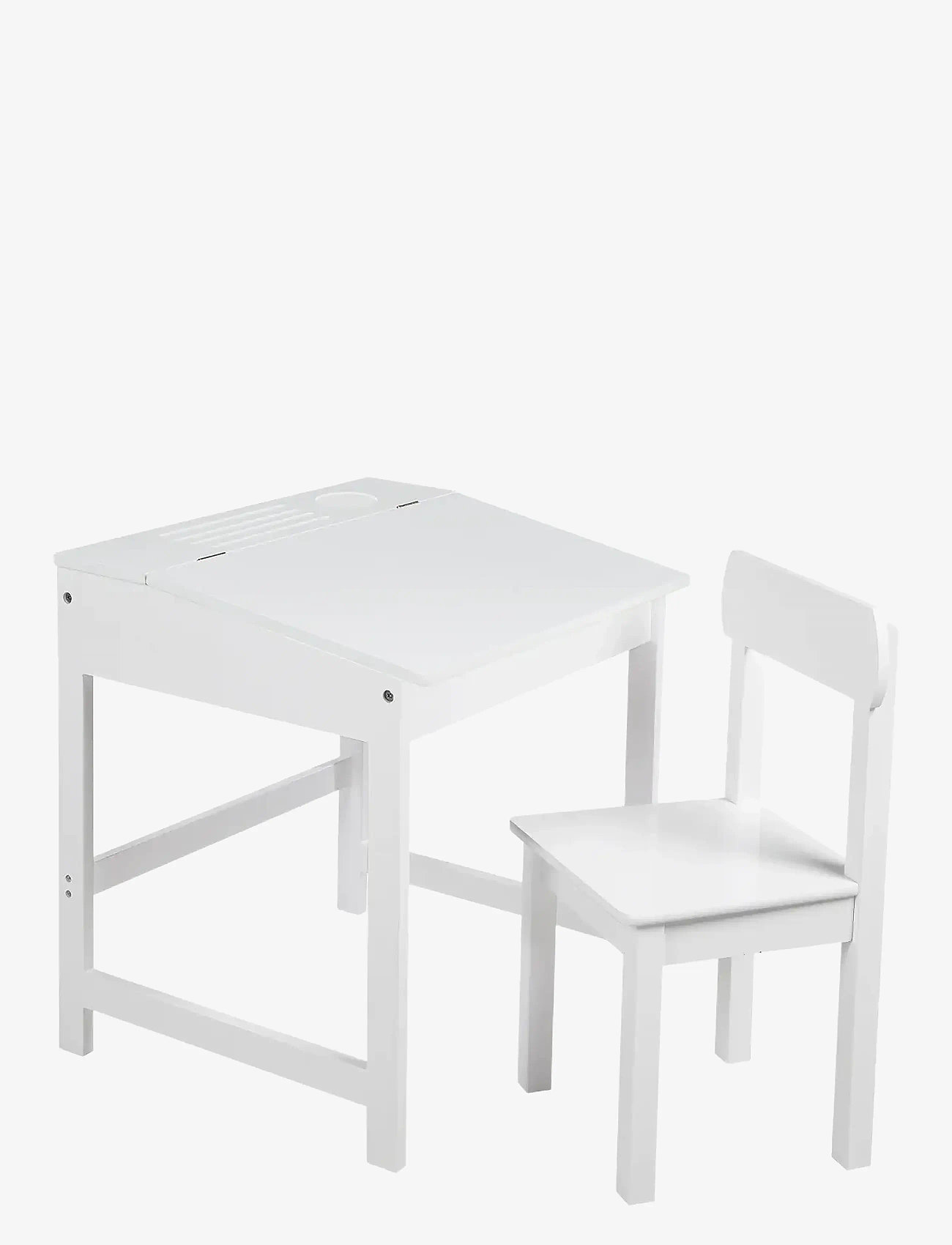 ROBA - Wooden Children's School Desk With Chair - húsgagnasett fyrir börn - white - 1