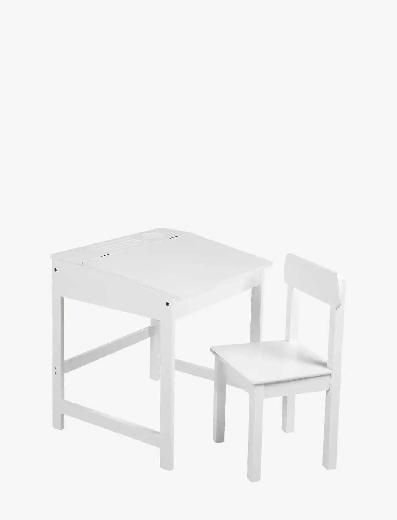 ROBA - Wooden Children's School Desk With Chair - húsgagnasett fyrir börn - white - 5