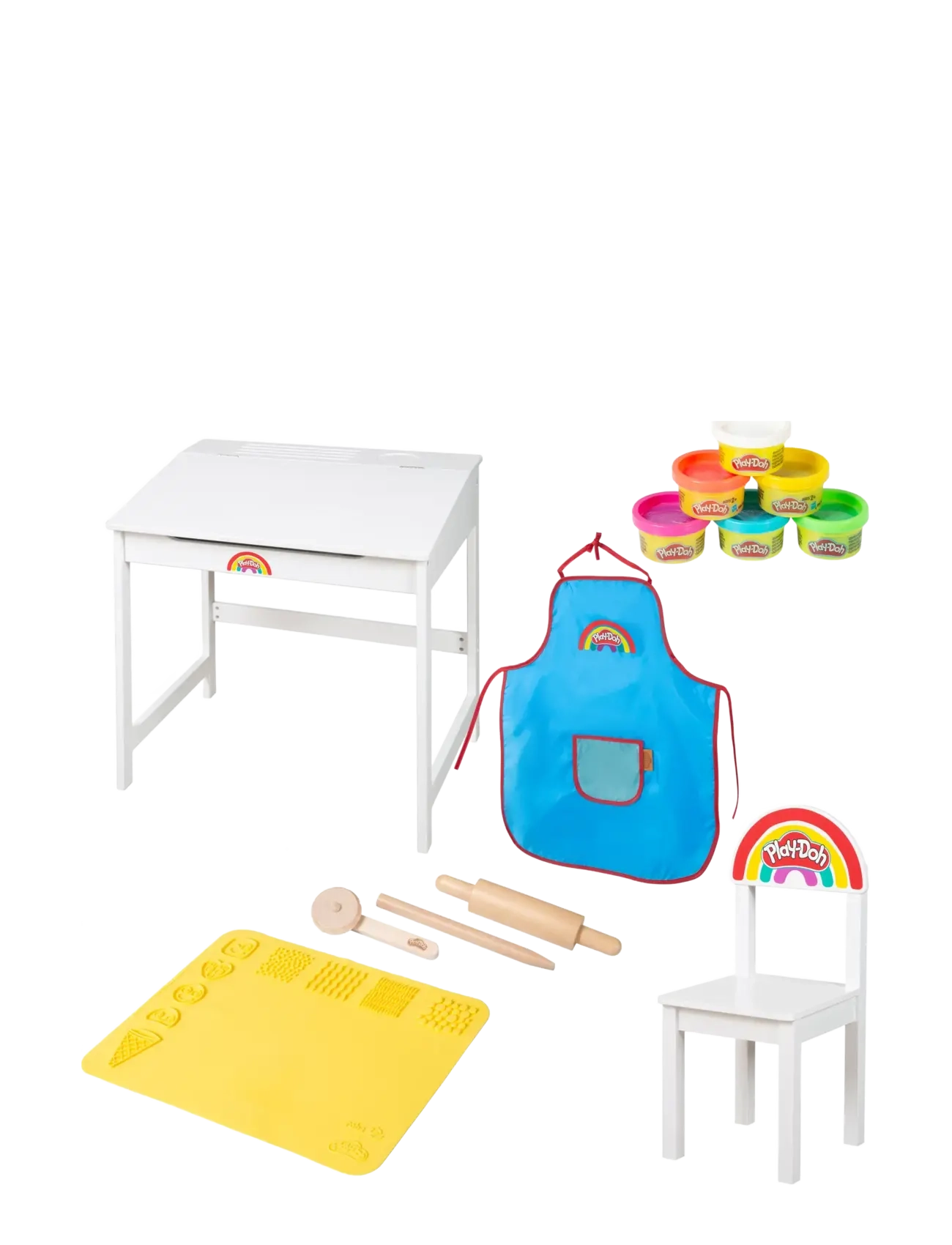 ROBA School Desk, Kids Bedroom Sæt, Multi/mønstret, Str: ONE SIZE