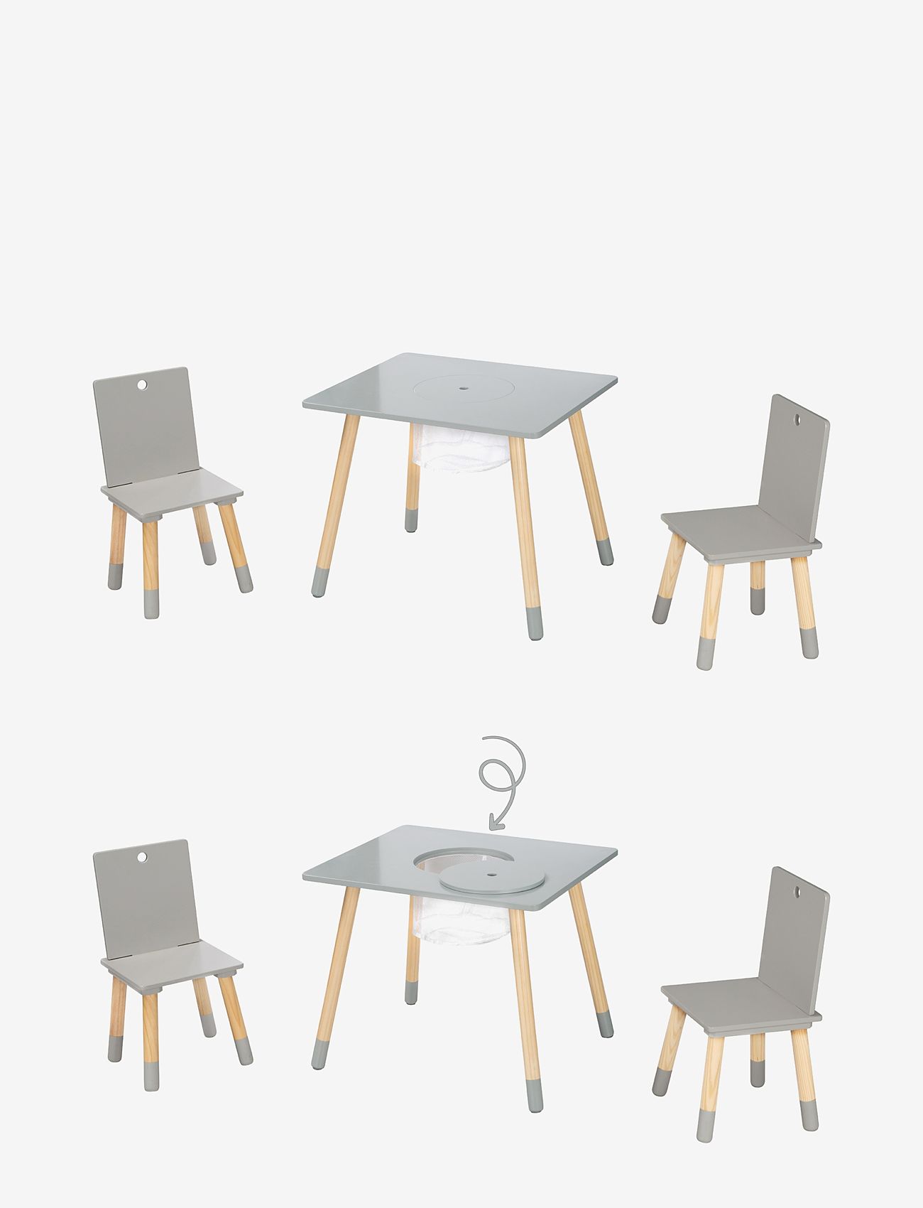 ROBA - Seating group with storage net - pakkeløsninger - grey - 2