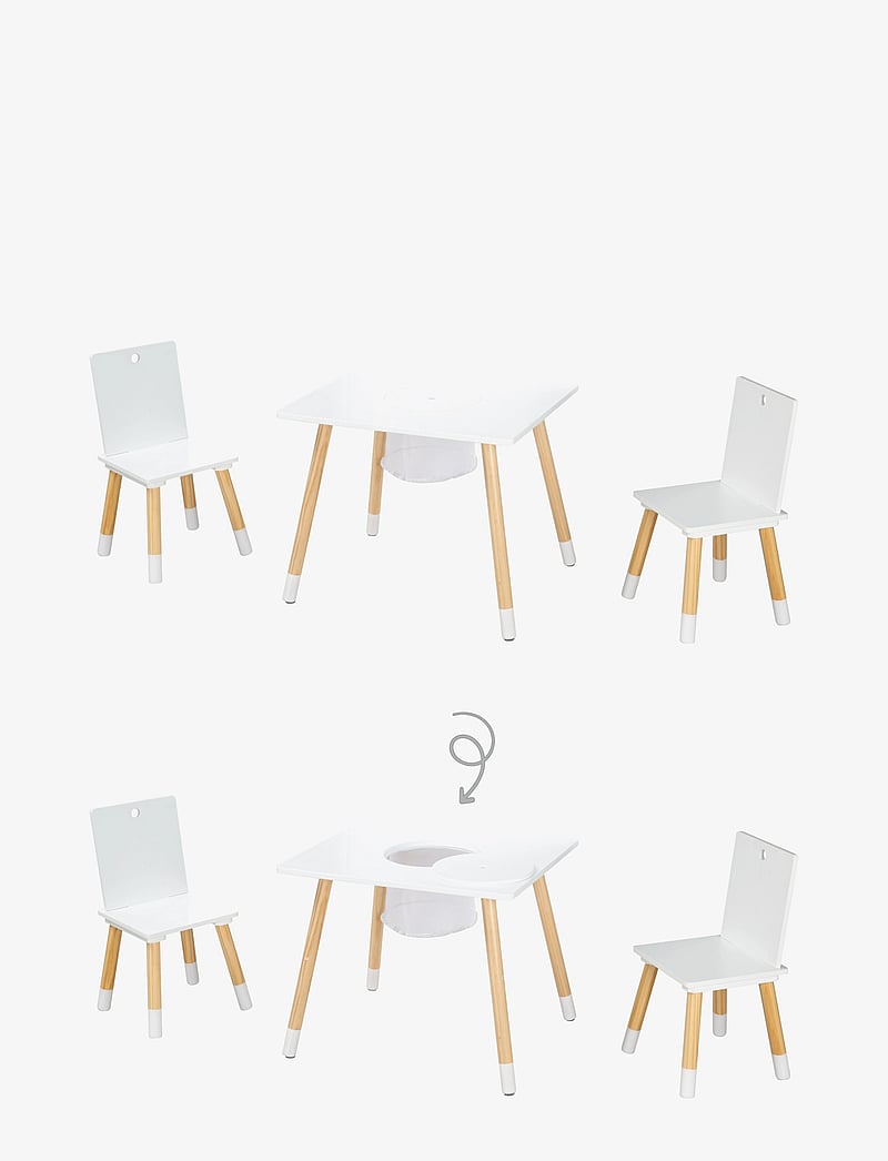 ROBA - Seating group with storage net - kinderzimmerpakete - white - 2