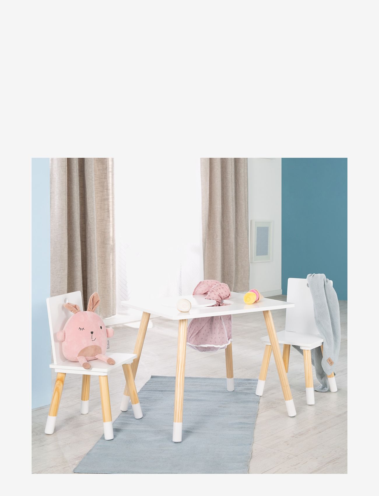 ROBA - Seating group with storage net - kinderzimmerpakete - white - 3