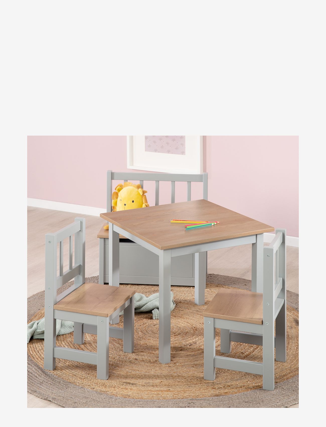 ROBA - Children's seating group - wood taupe - 5