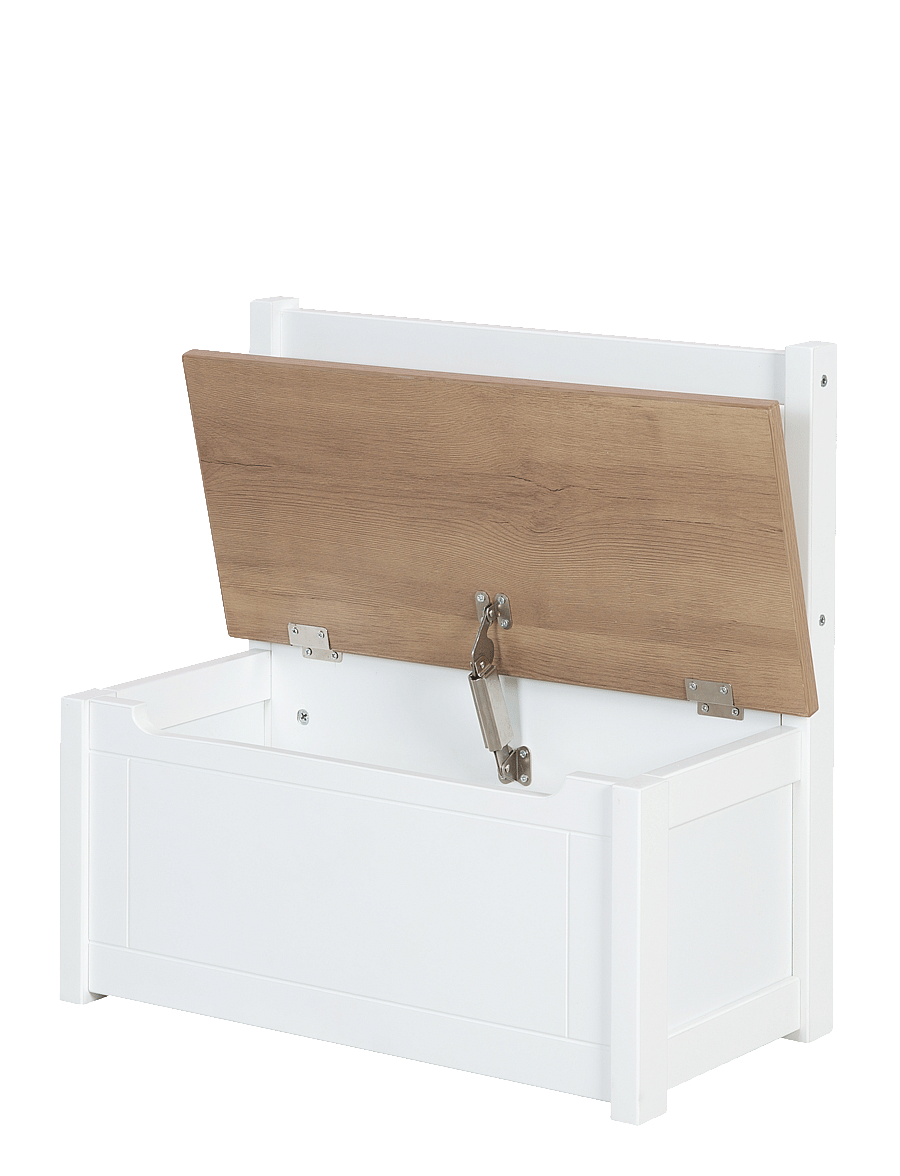 ROBA - Children's chest bench - hoiustamismööbel - white wood - 4