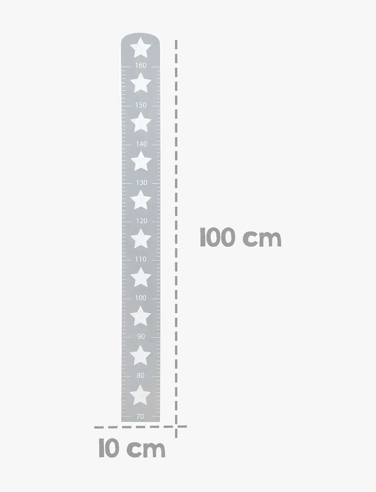 ROBA - Wooden Growth Ruler - wall decors - dark gray - 1