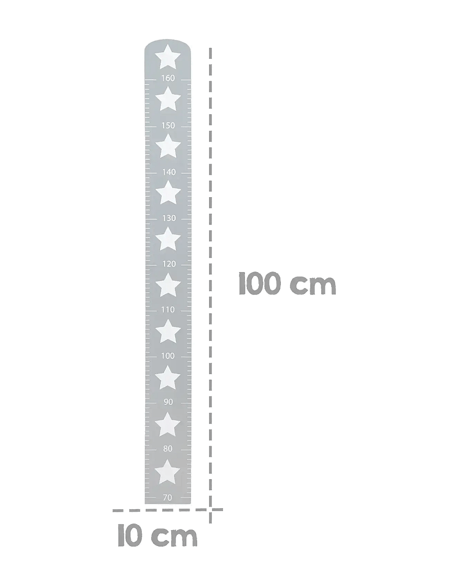 ROBA - Wooden Growth Ruler - veggskraut - dark gray - 1