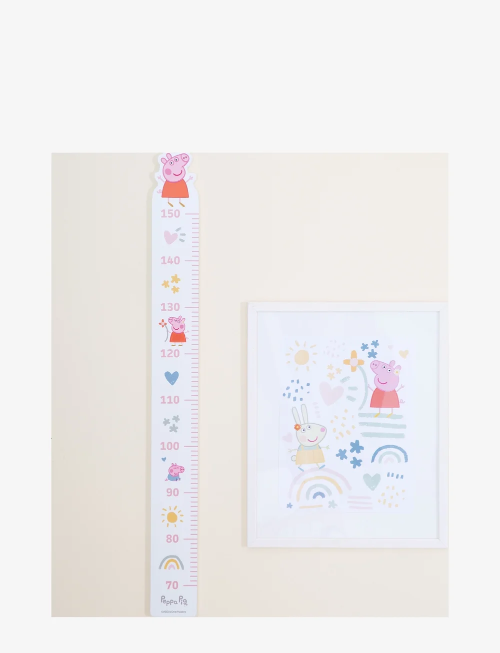 ROBA - Growth Ruler Peppa Pig - wand-deko - white - 1