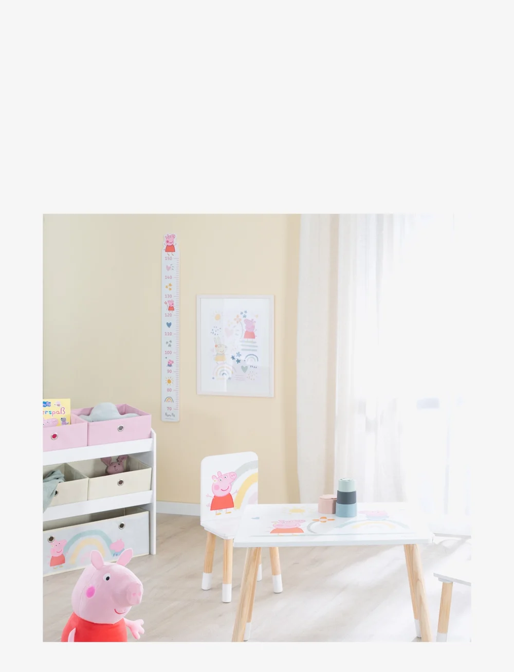 ROBA - Growth Ruler Peppa Pig - wand-deko - white - 2