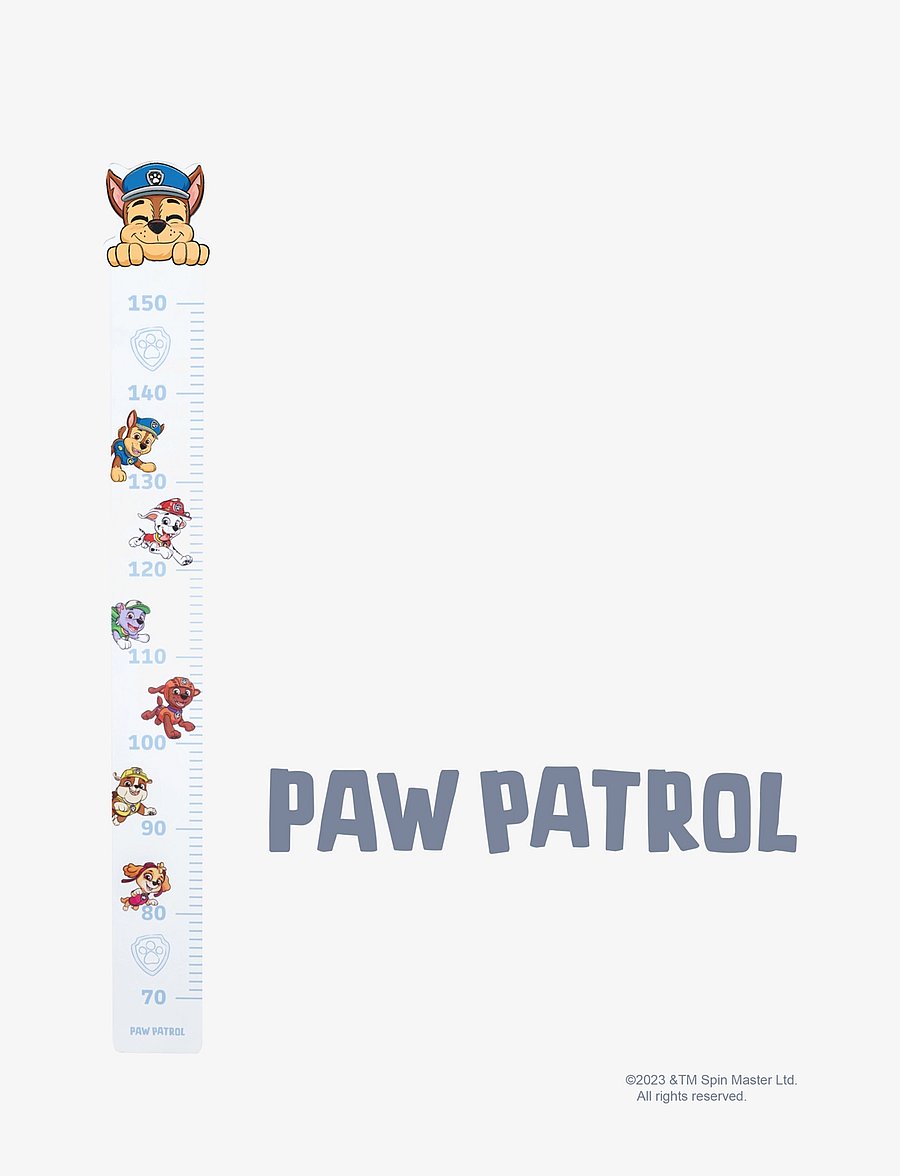 Käpapatrull - Growth Ruler Paw Patrol - seinakaunistused - white - 0