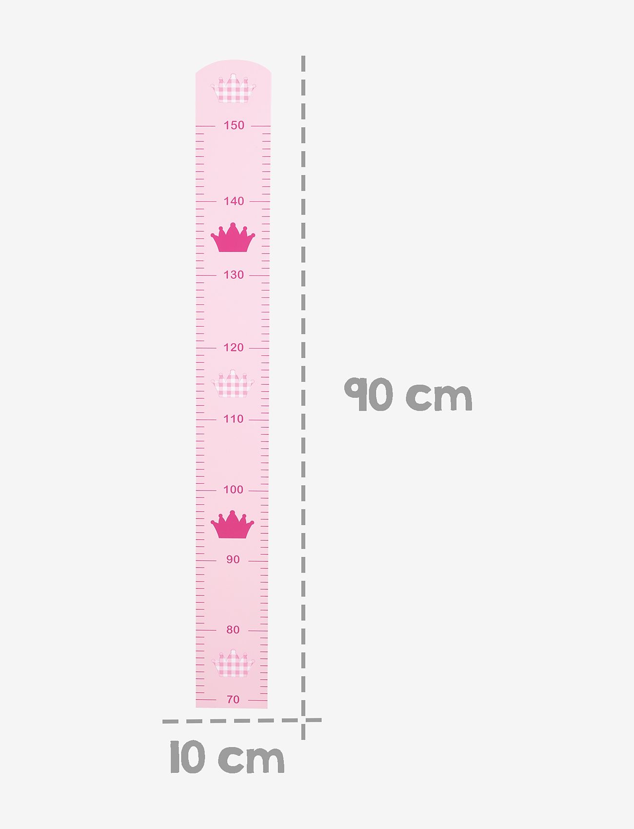 ROBA - Growth Ruler - väggdekor - pink - 1