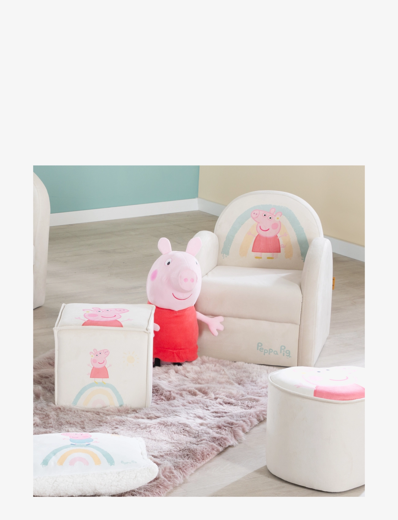 ROBA - Children's chair Peppa Pig - pouffes & armchairs - beige - 4