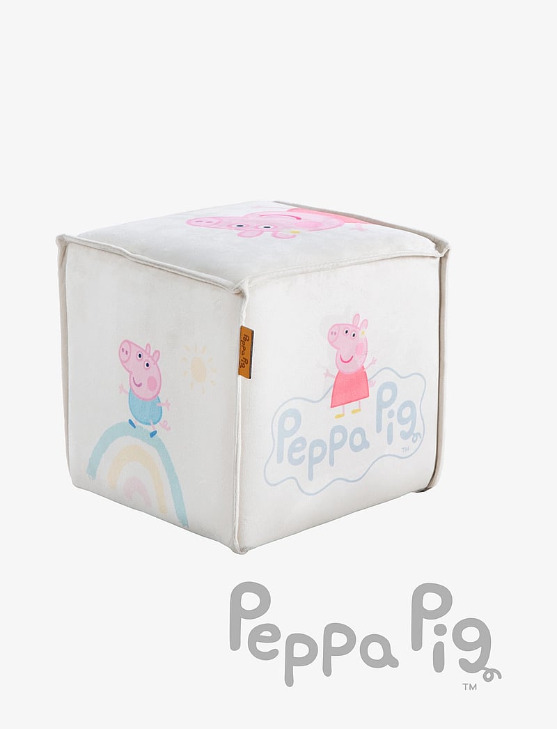 ROBA - Children's stool in cube shape Peppa Pig - stühle & hocker - beige - 0