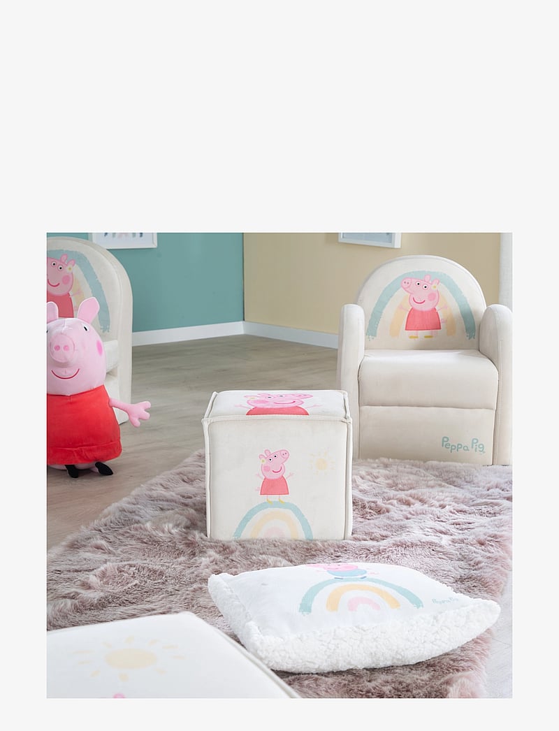 ROBA - Children's stool in cube shape Peppa Pig - stühle & hocker - beige - 4