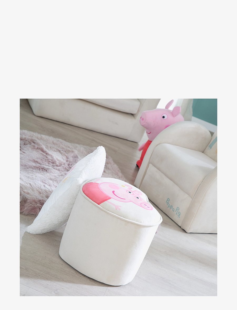 ROBA - Heart-shaped children's stool Peppa Pig - puhvetid ja tugitoolid - beige - 4