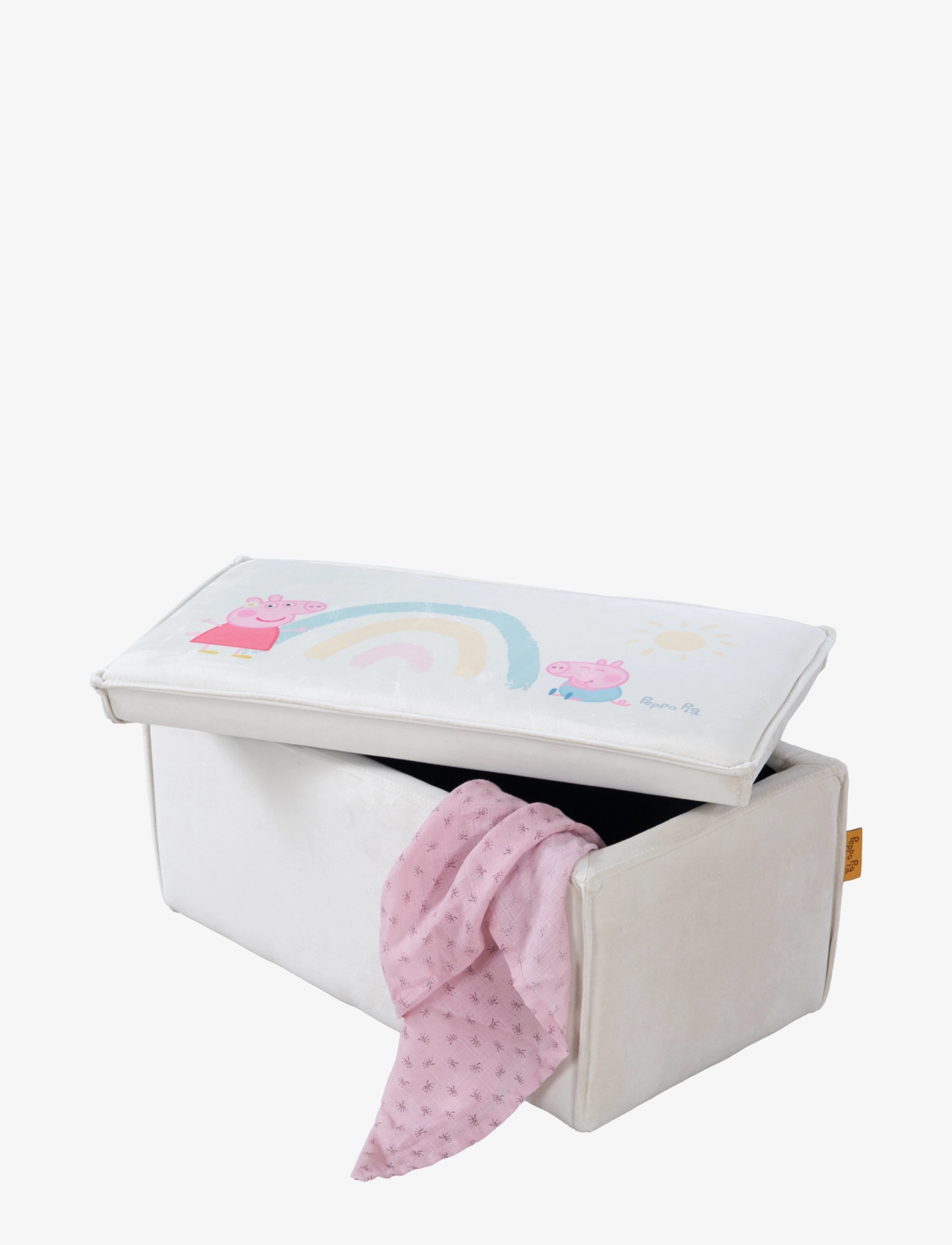 ROBA - Children's stool with storage function Peppa Pig - meble do przechowywania - beige - 1