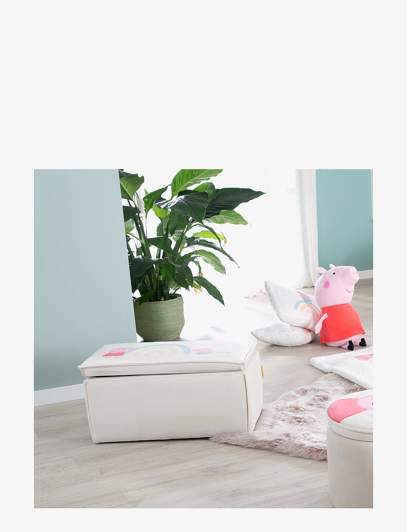 ROBA - Children's stool with storage function Peppa Pig - hoiumööbel - beige - 4