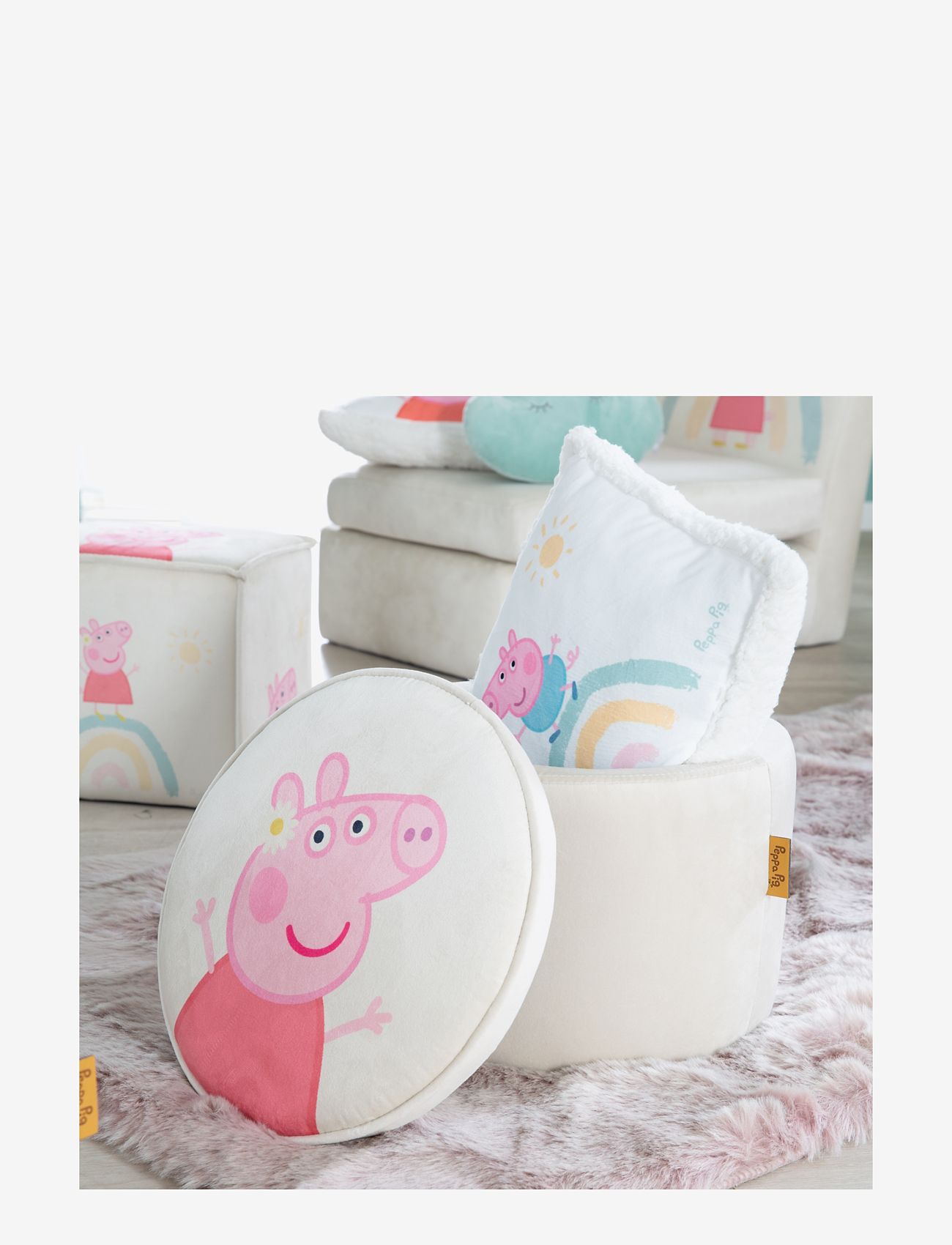 ROBA - Children's stool round Peppa Pig - toolid ja pingid - beige - 3