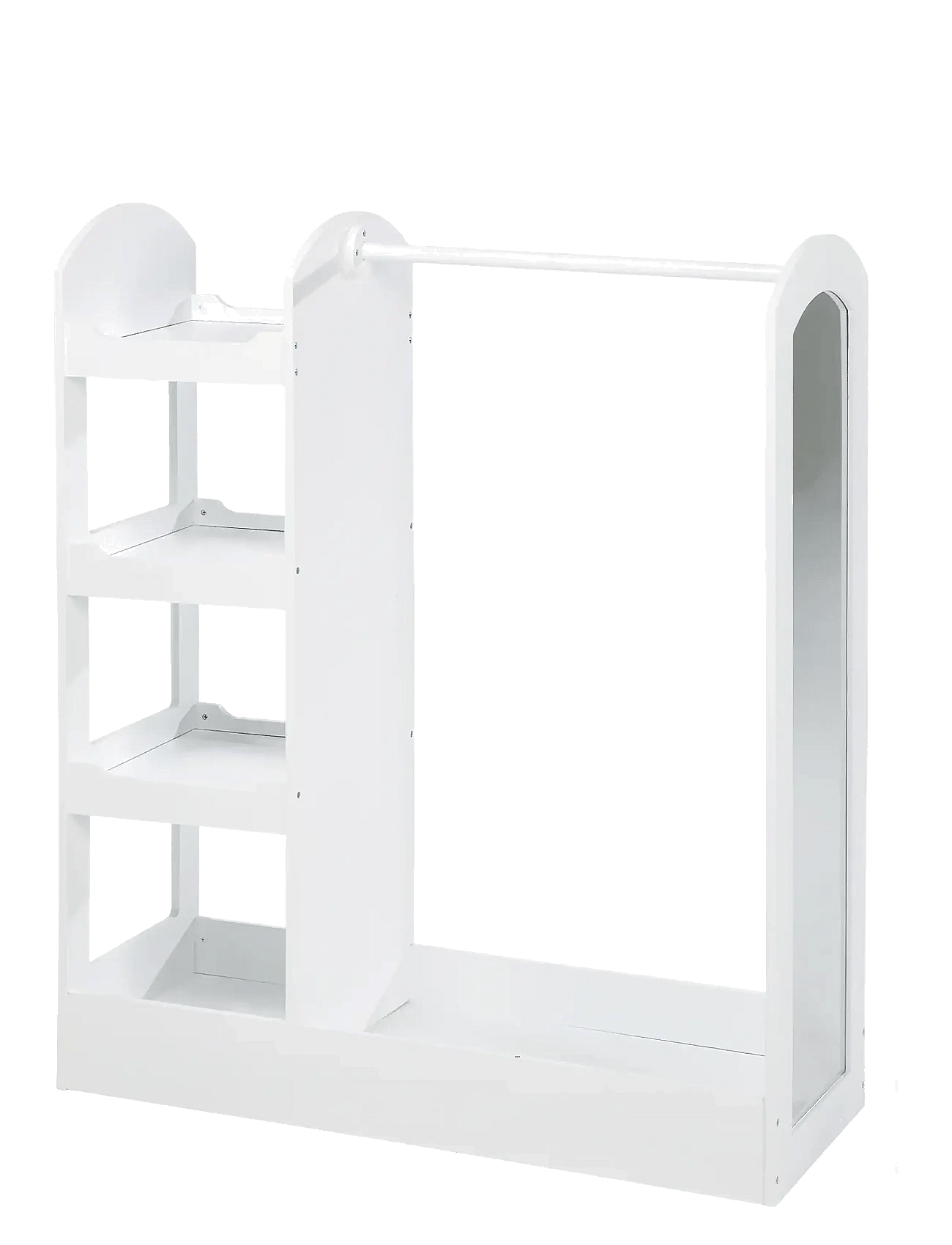 Child's Wooden Coat Rack With Shelf