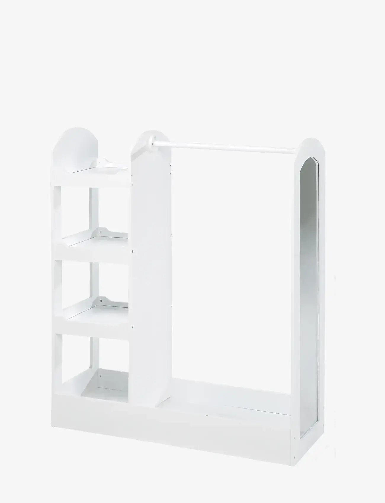 ROBA - Child's Wooden Coat Rack With Shelf - półki - white - 1