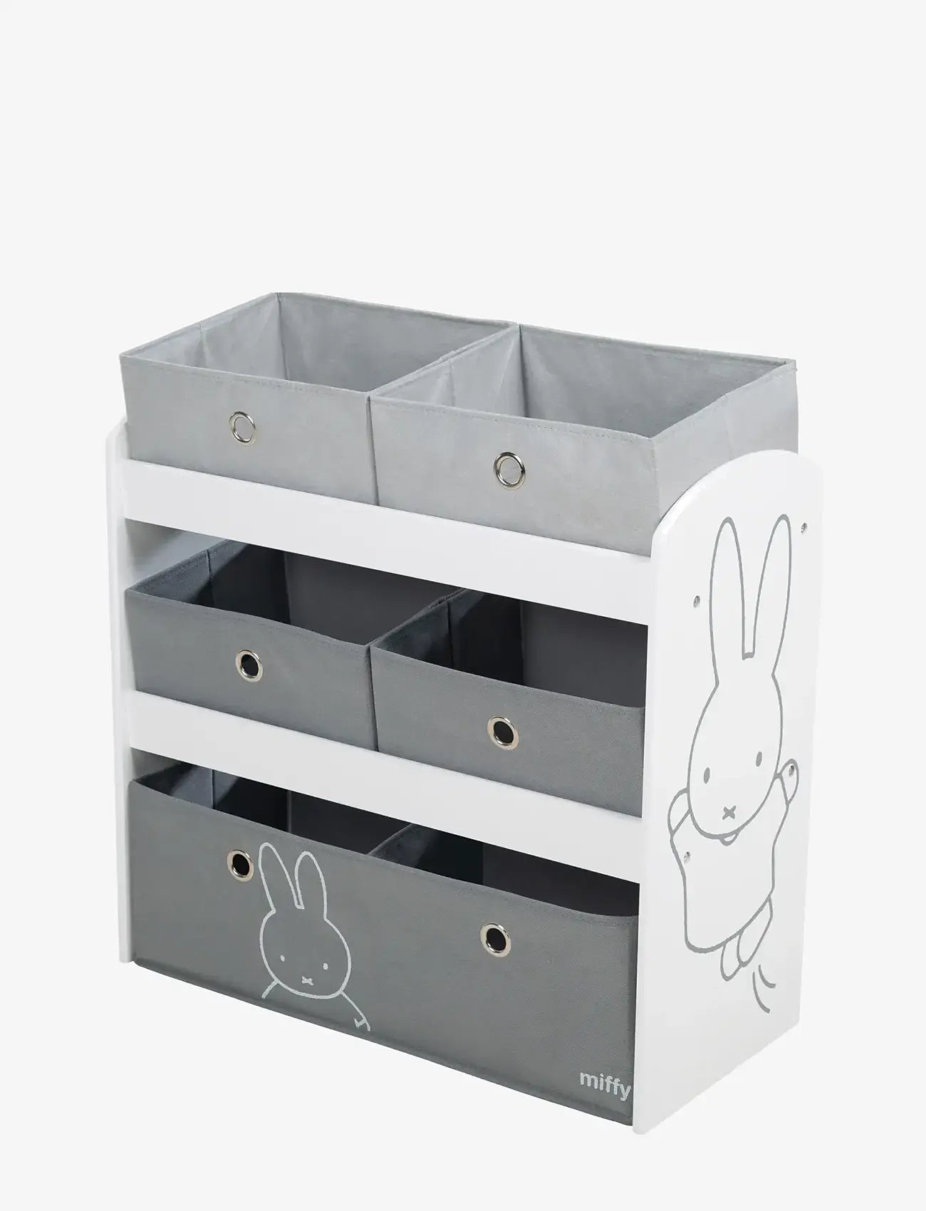 ROBA - Wooden 'Miffy' Toy Shelf - shelfs - gray - 1