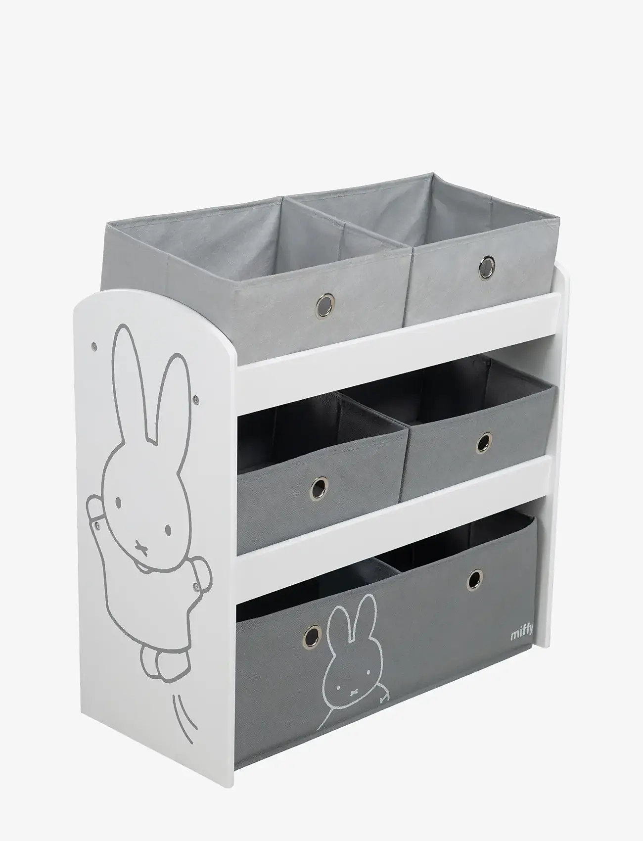 ROBA - Wooden 'Miffy' Toy Shelf - shelfs - gray - 2
