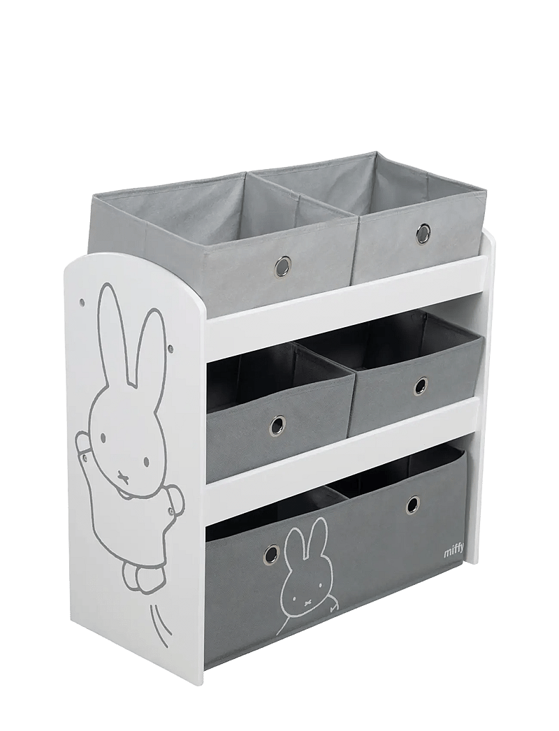ROBA - Wooden 'Miffy' Toy Shelf - riiulid - gray - 2