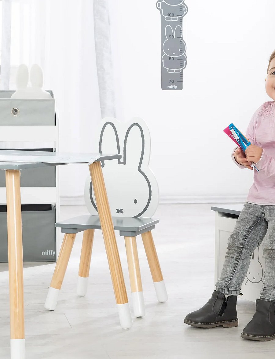 ROBA - Wooden 'Miffy' Toy Shelf - regale - gray - 5