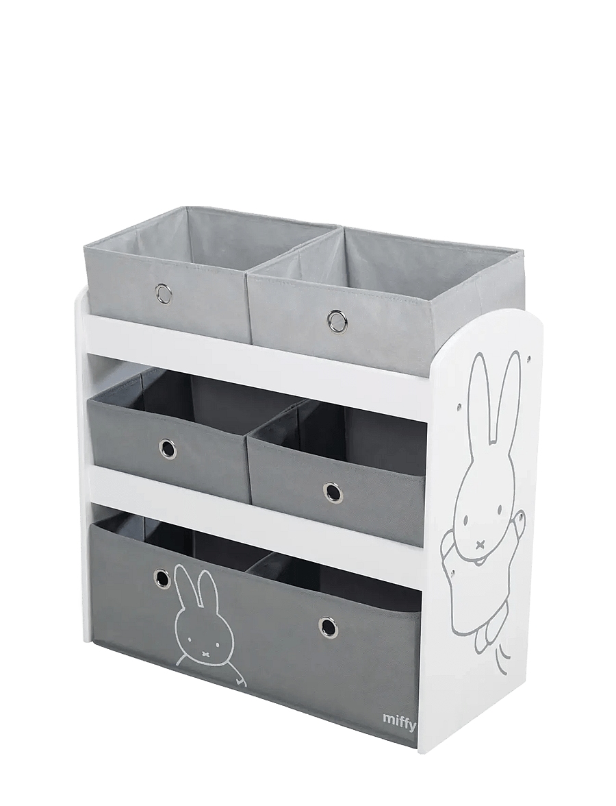 ROBA - Wooden 'Miffy' Toy Shelf - regale - gray - 4