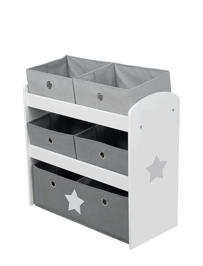 ROBA - Wooden Toy Shelf 'Stars' - regale - gray - 2