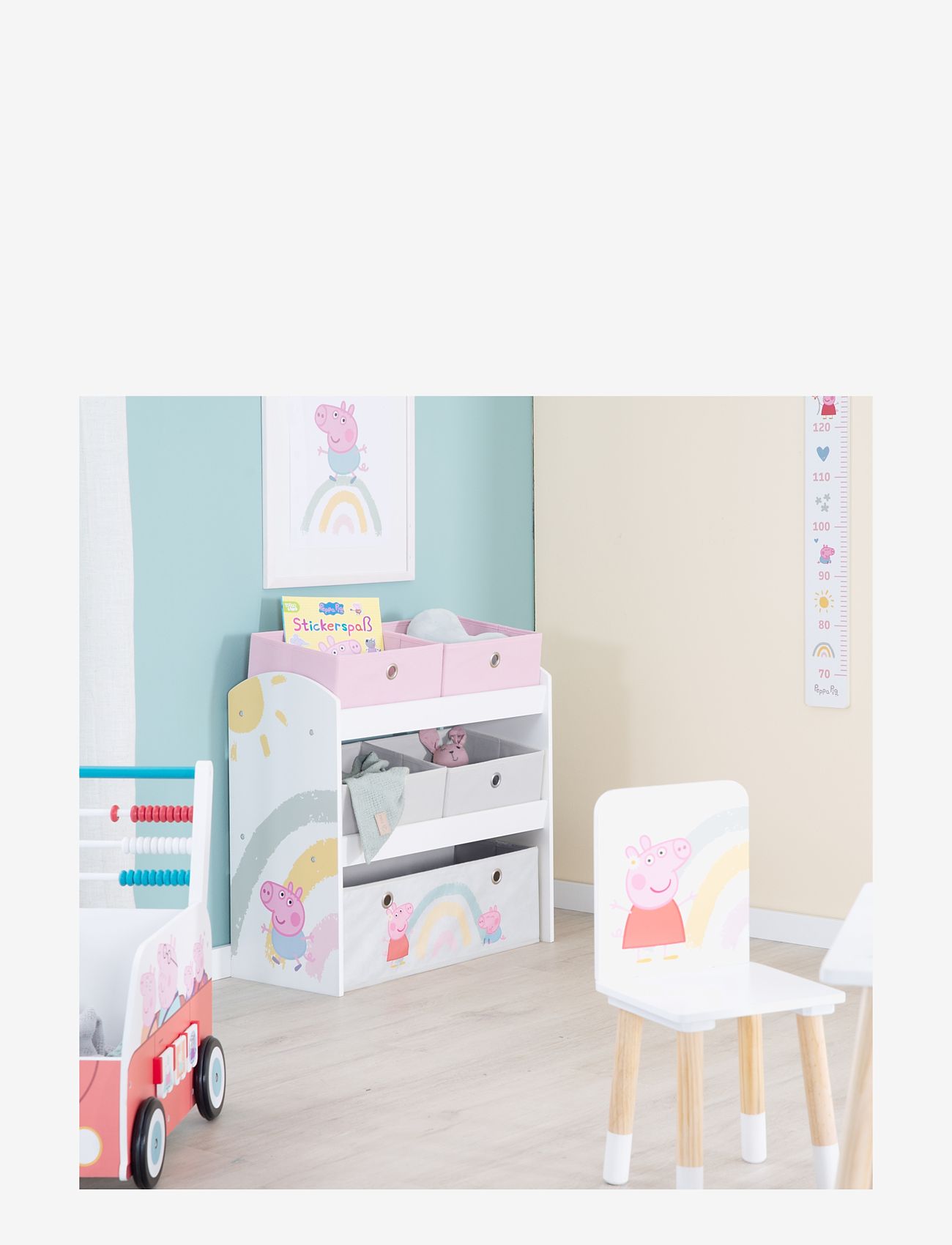 ROBA - Toy storage organiser Peppa Pig - hyllor - white - 2