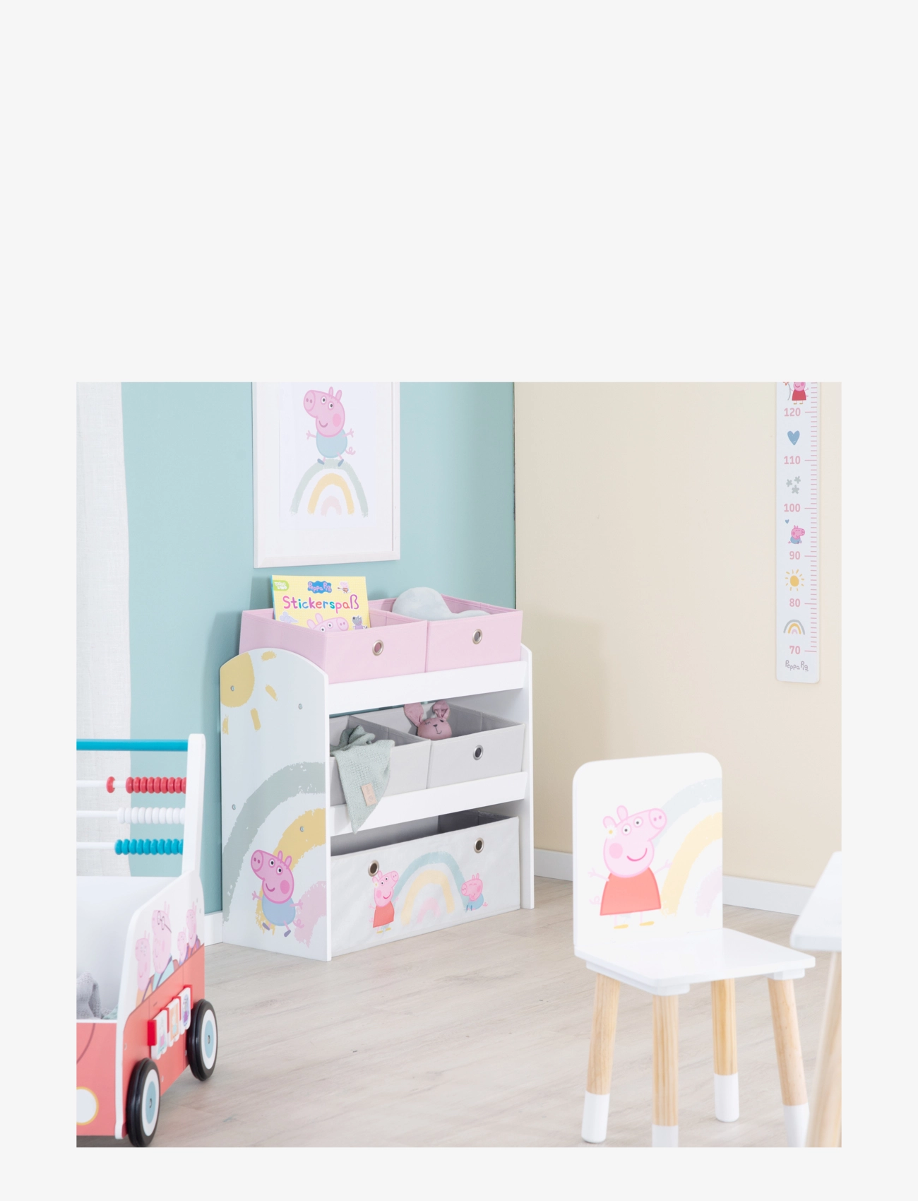 ROBA - Toy storage organiser Peppa Pig - hylder - white - 2