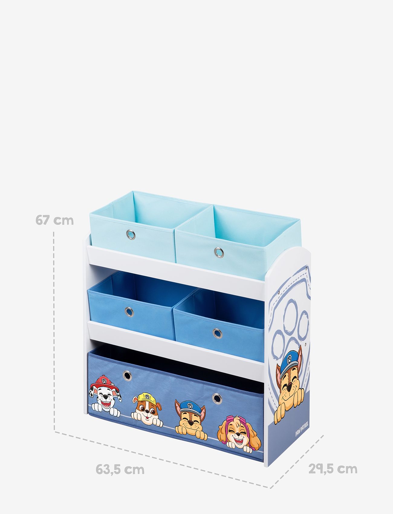 ROBA - Toy storage organiser Paw Patrol - white - 2