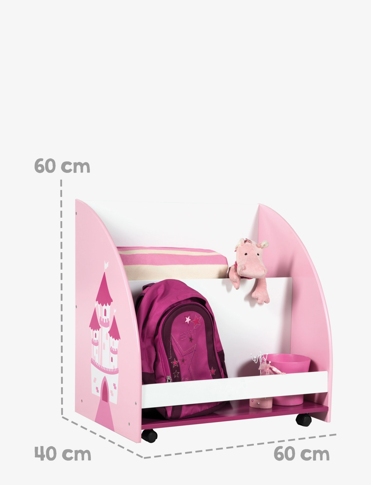 ROBA - Toy storage organiser - planken - pink - 3