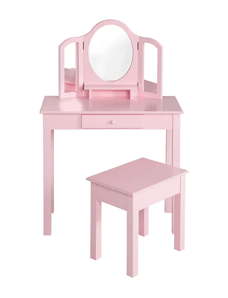 ROBA - Wooden Children's Dressing Table - tische - pink - 1