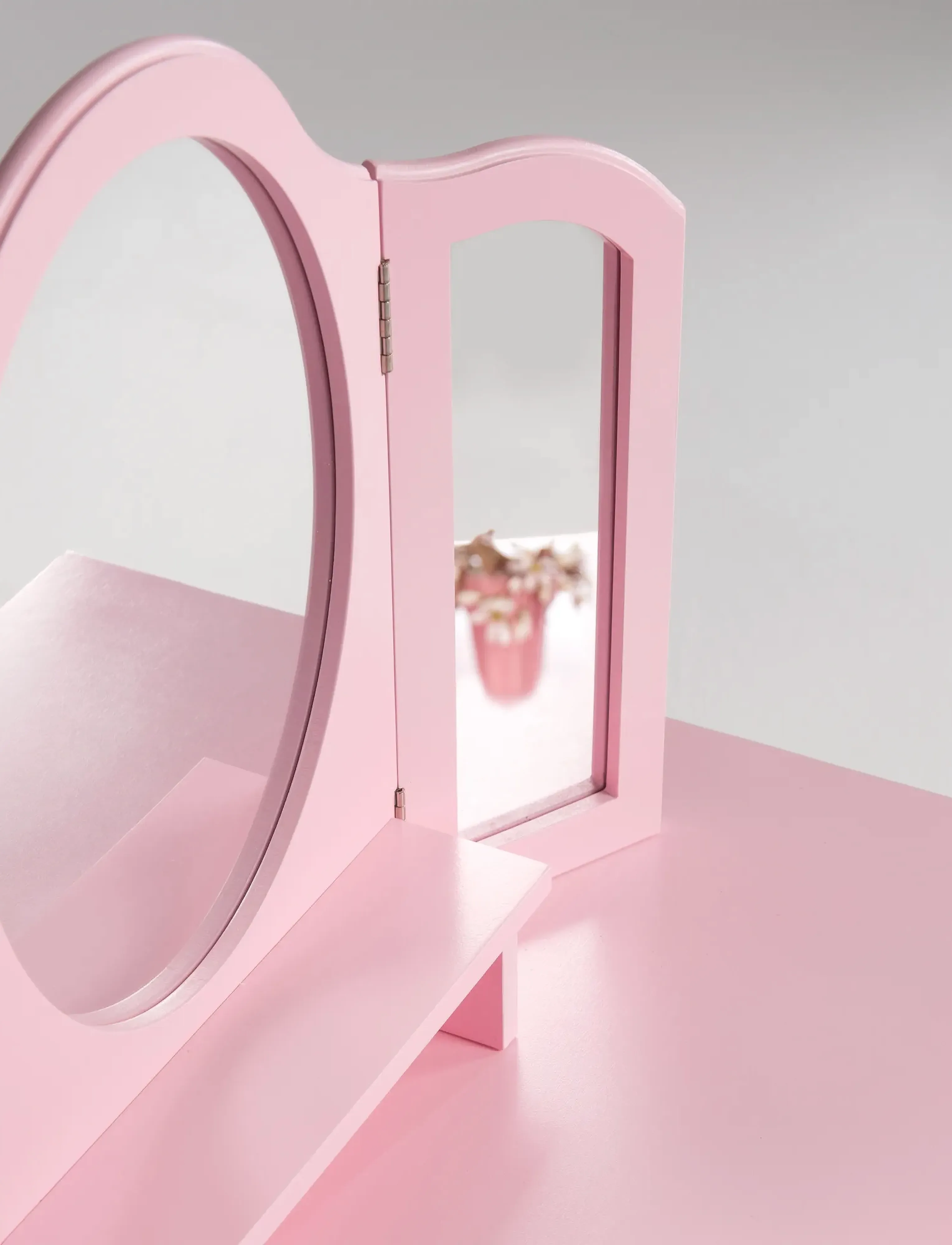 ROBA - Wooden Children's Dressing Table - tables - pink - 4