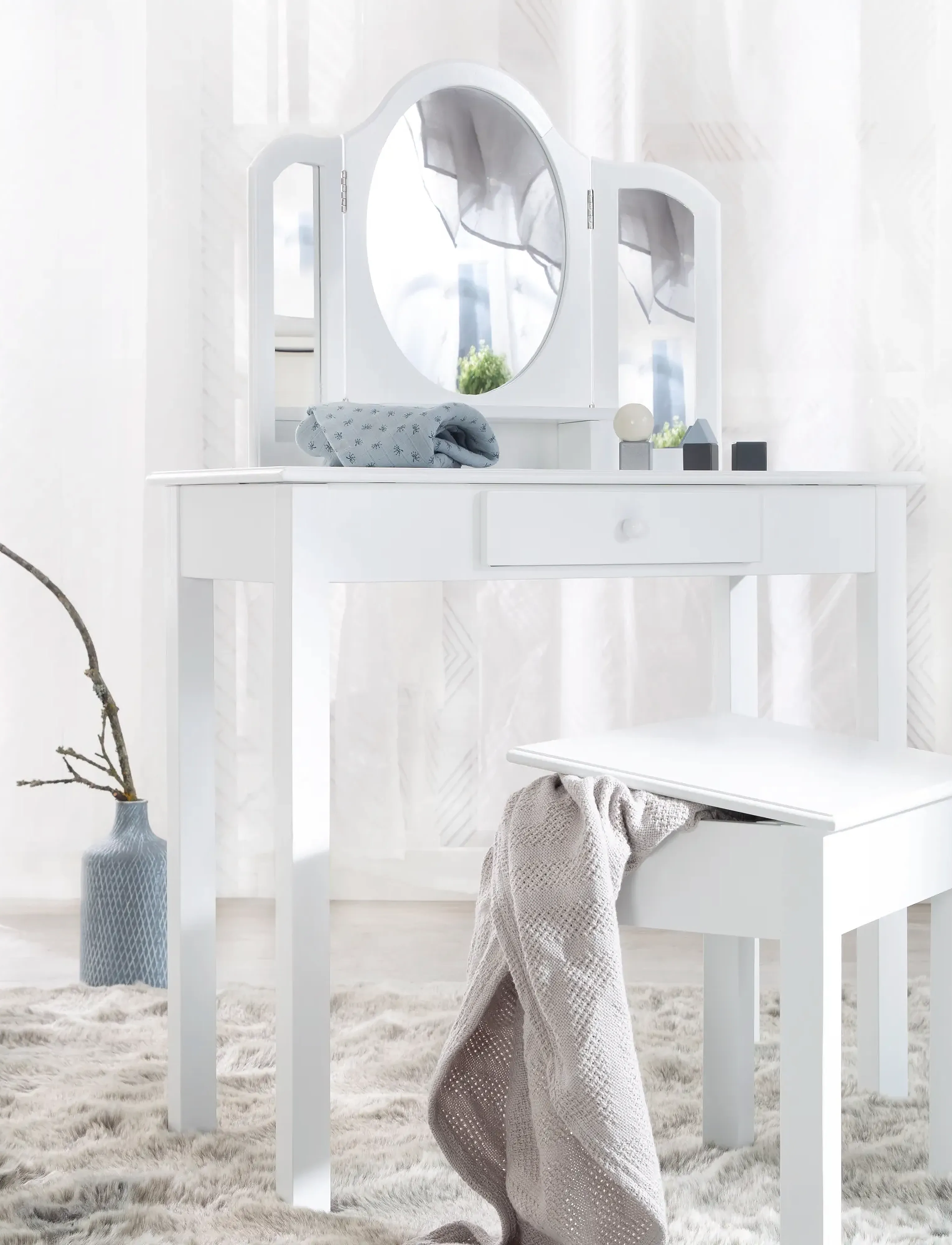 ROBA - Make-up and Dressing Table - tables - white - 5