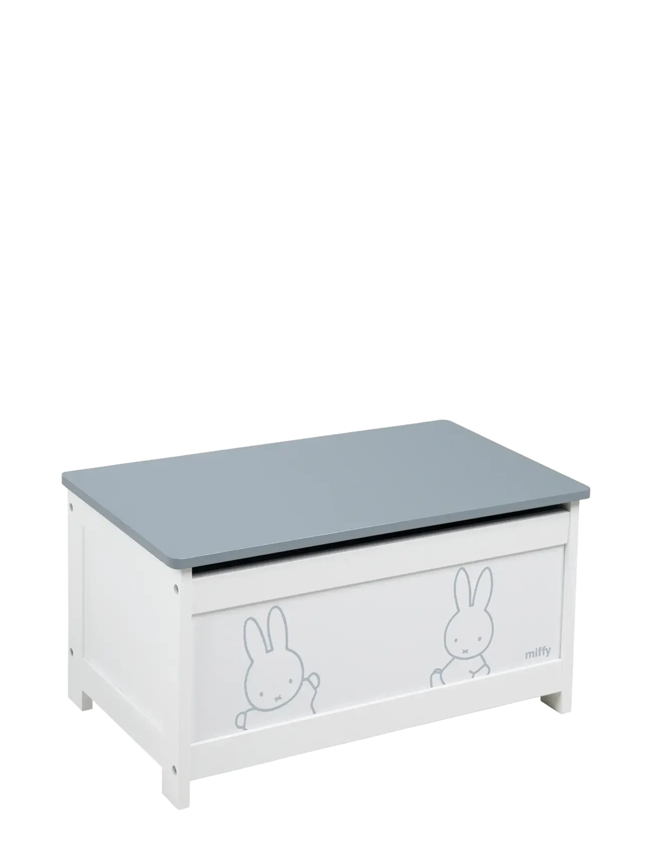 ROBA Wooden Toy Chest - Kids home - TAUPE / blue