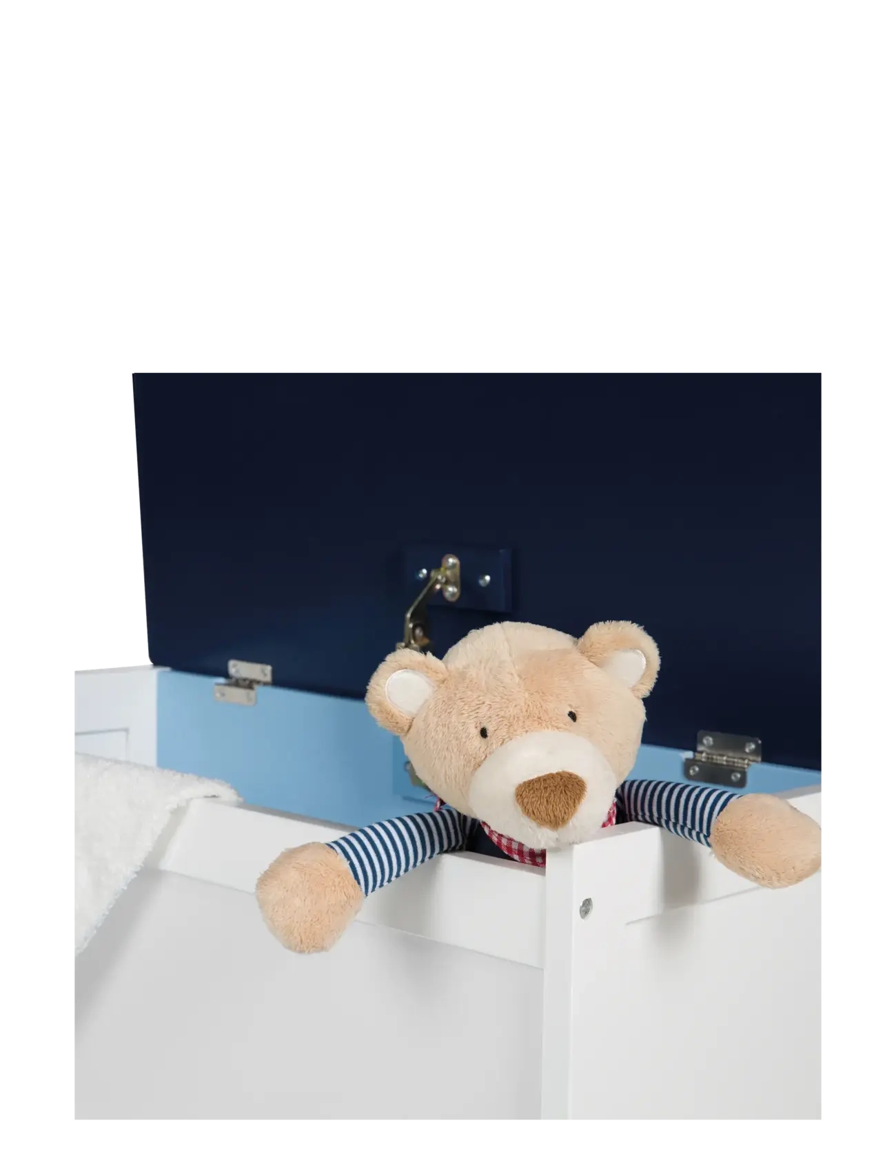 ROBA - Wooden Toy Chest 'Rennfahrer' - möbel mit aufbewahrungsfunktion - white - 2