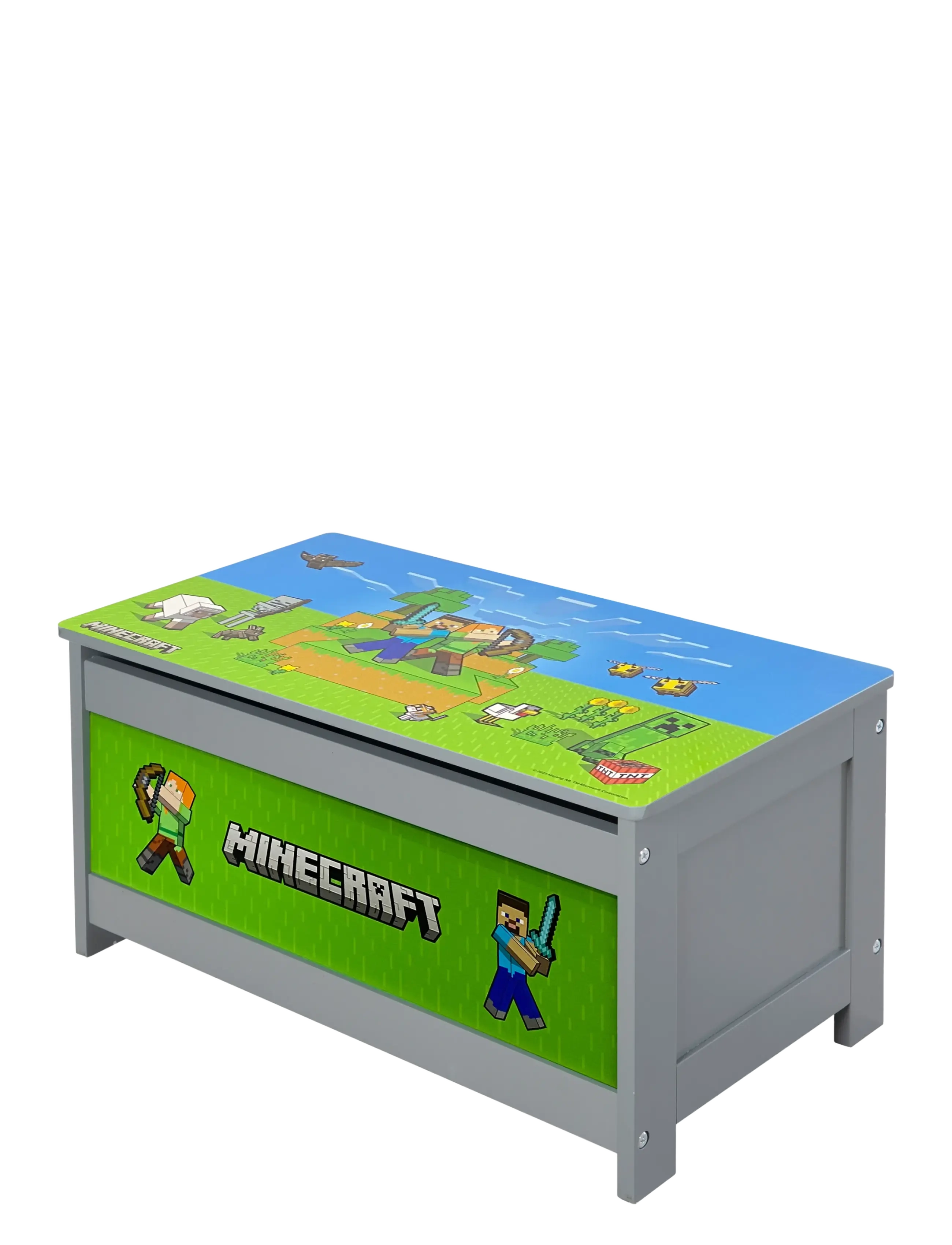 Minecraft Chest / Bench - Kids home - MULTICOLOR / grey