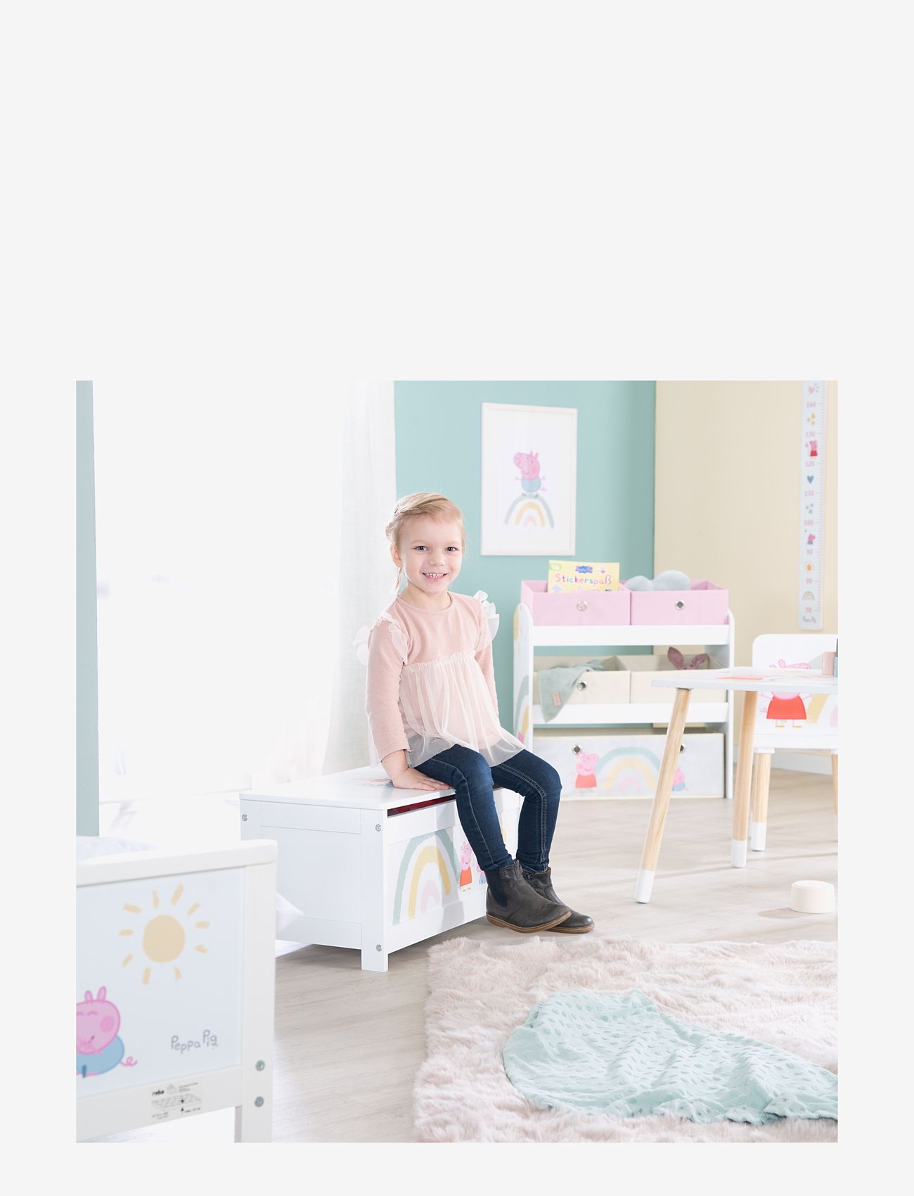ROBA - Toy chest Peppa Pig - storage furniture - white - 2