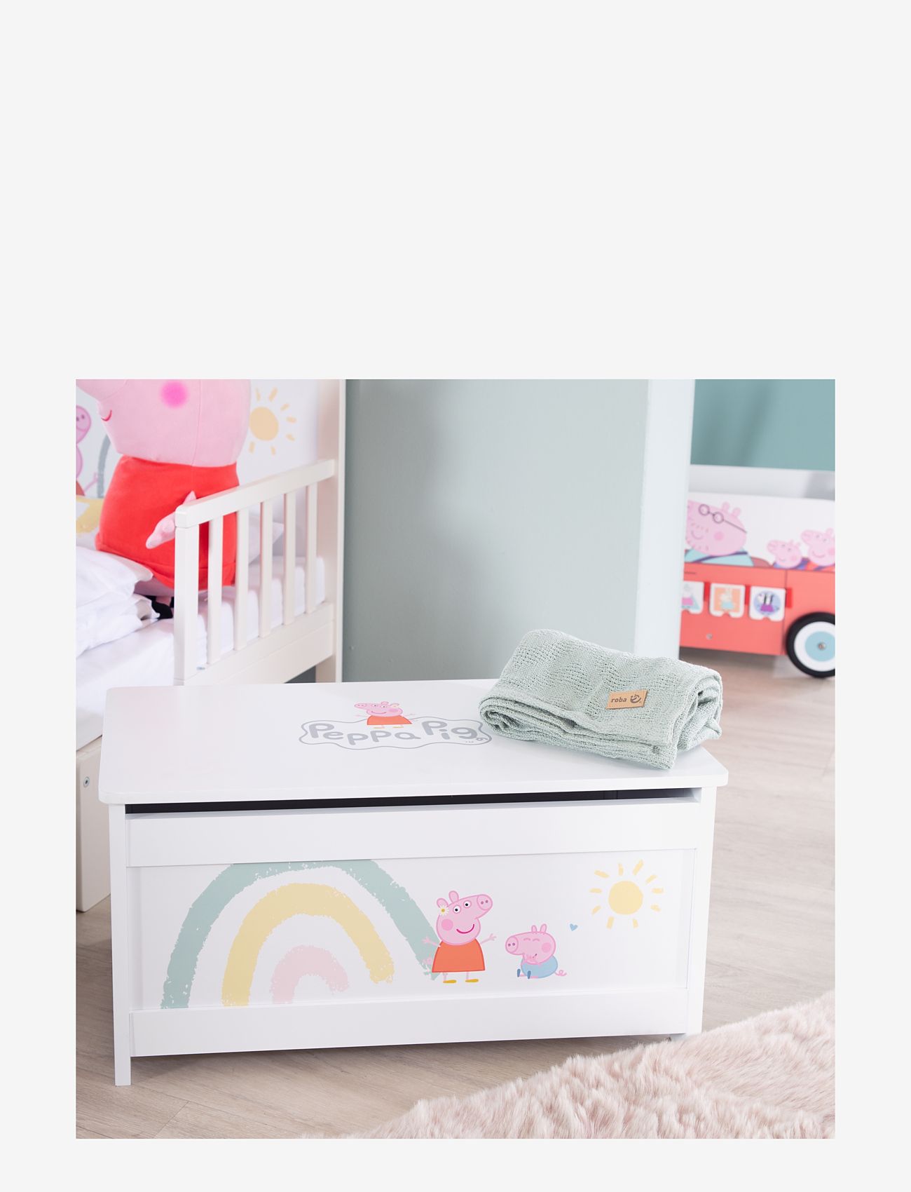 ROBA - Toy chest Peppa Pig - storage furniture - white - 4