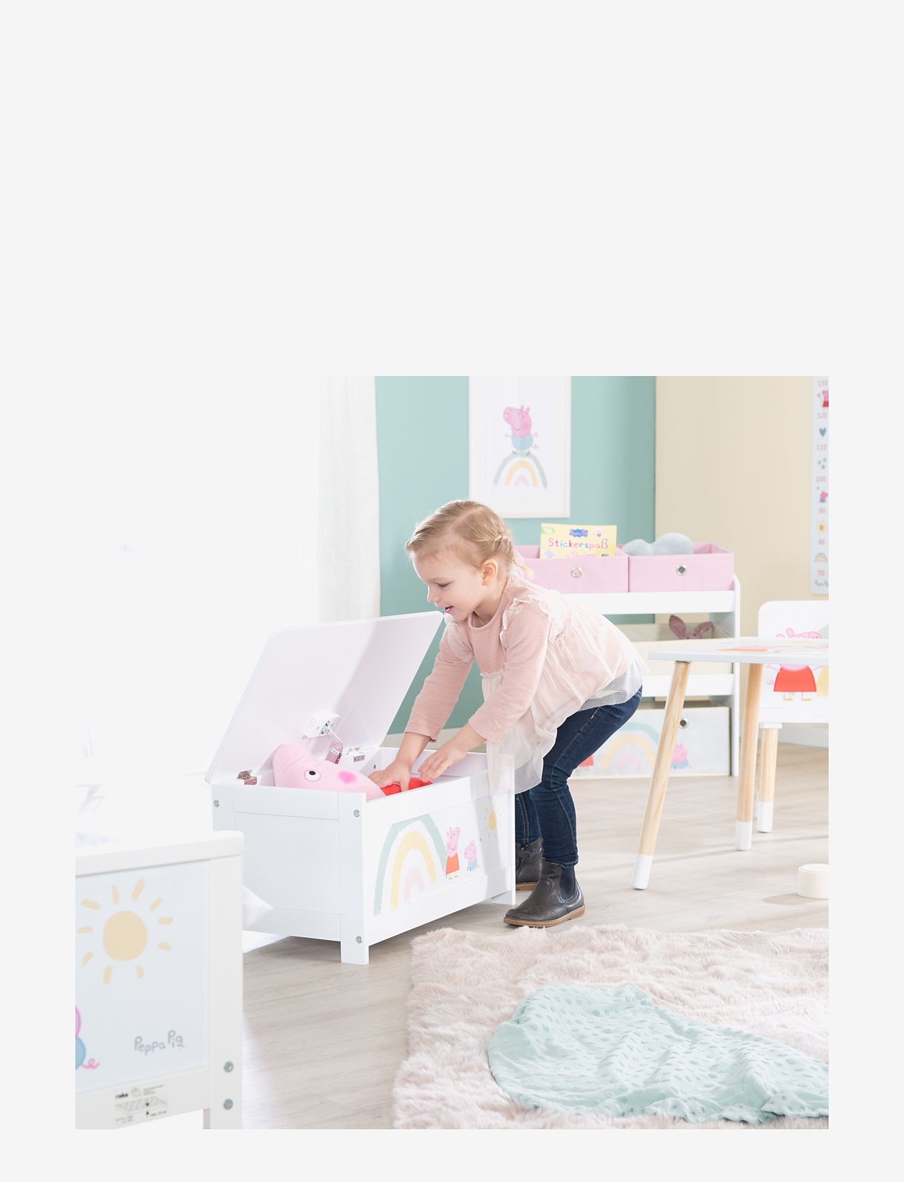 ROBA - Toy chest Peppa Pig - storage furniture - white - 5