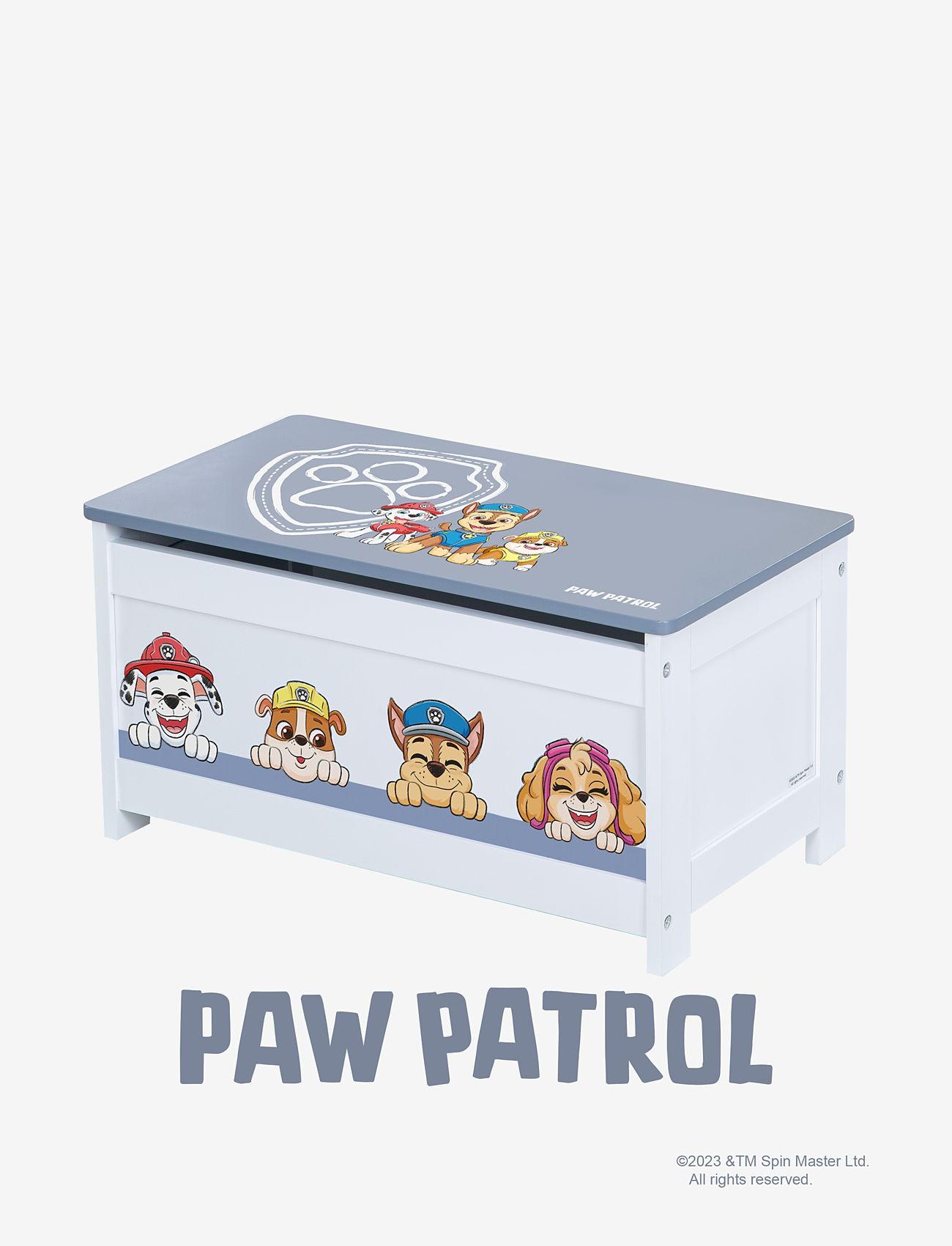 Käpapatrull - Toy chest Paw Patrol - hoiumööbel - white - 0