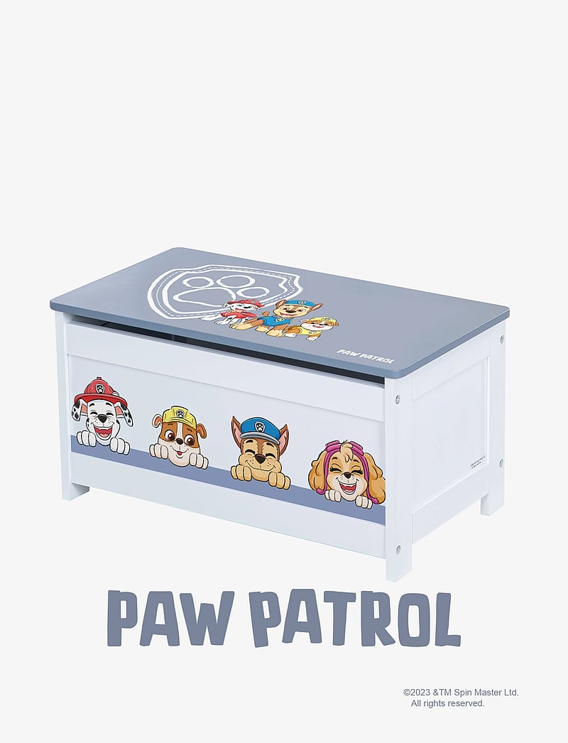 Käpapatrull - Toy chest Paw Patrol - hoiumööbel - white - 0