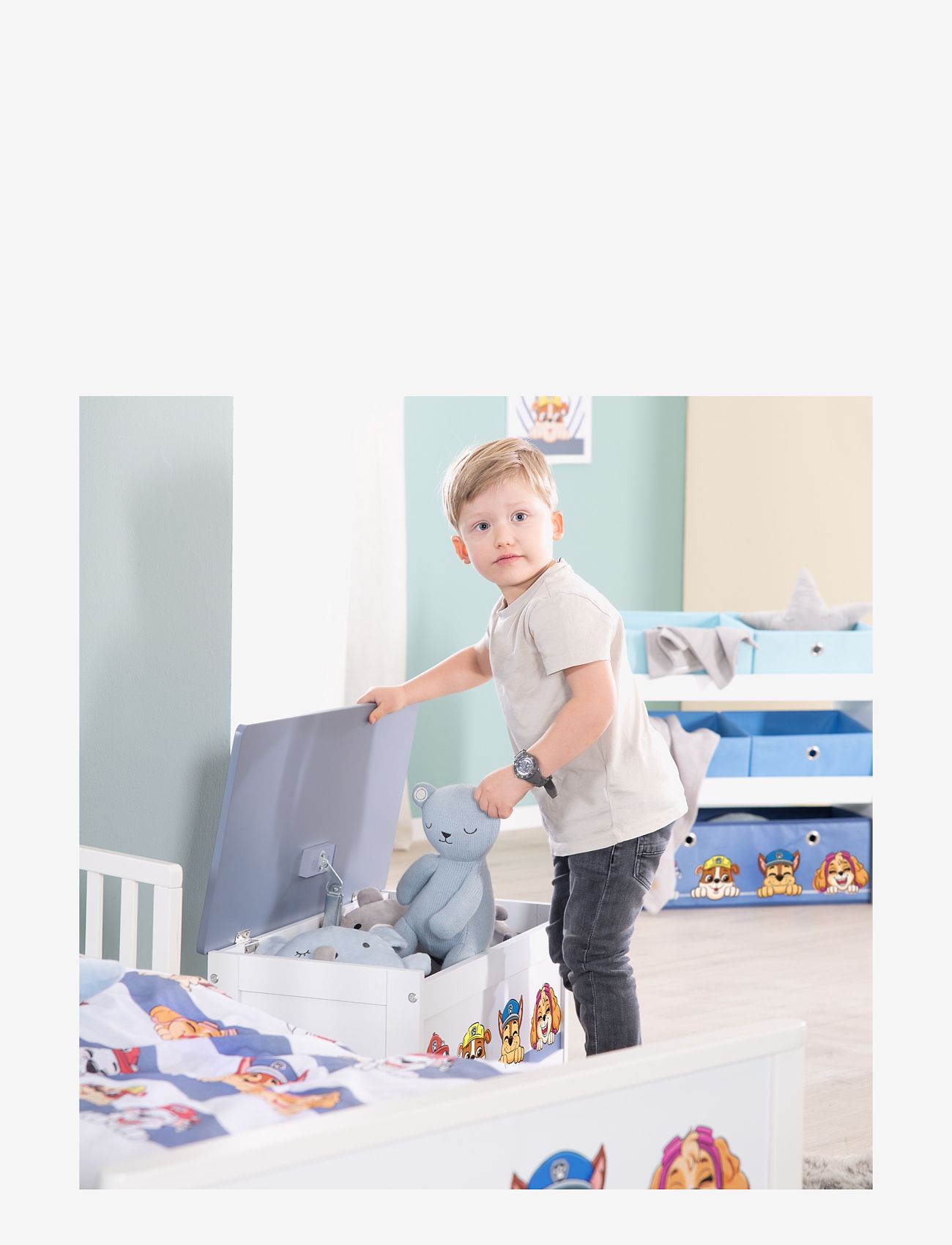Käpapatrull - Toy chest Paw Patrol - hoiumööbel - white - 3