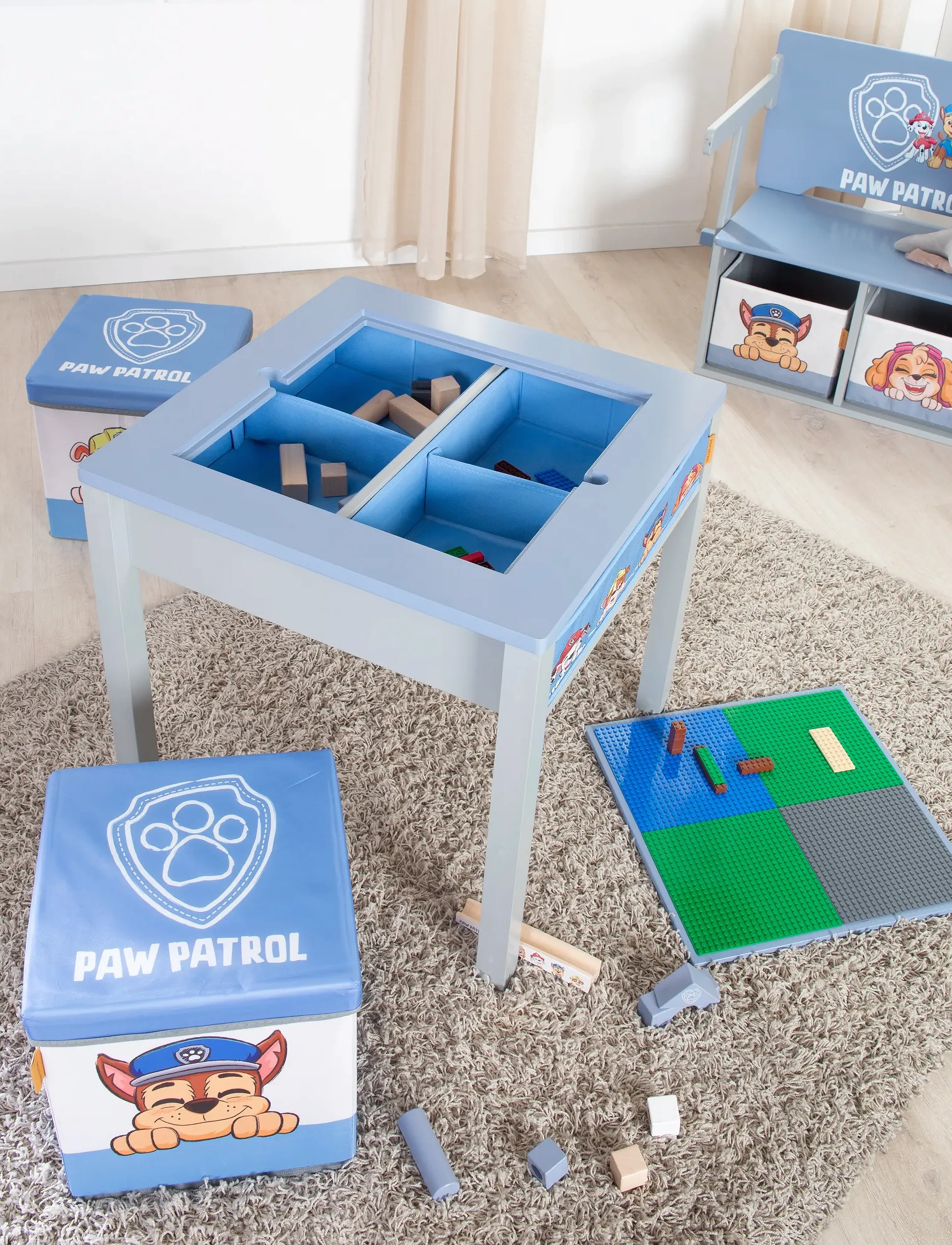 Paw Patrol Children's Seating Set Patrol, One Size, Furniture, Mehrfarbig/gemustert - Kids Bedroom Sets, Kinder