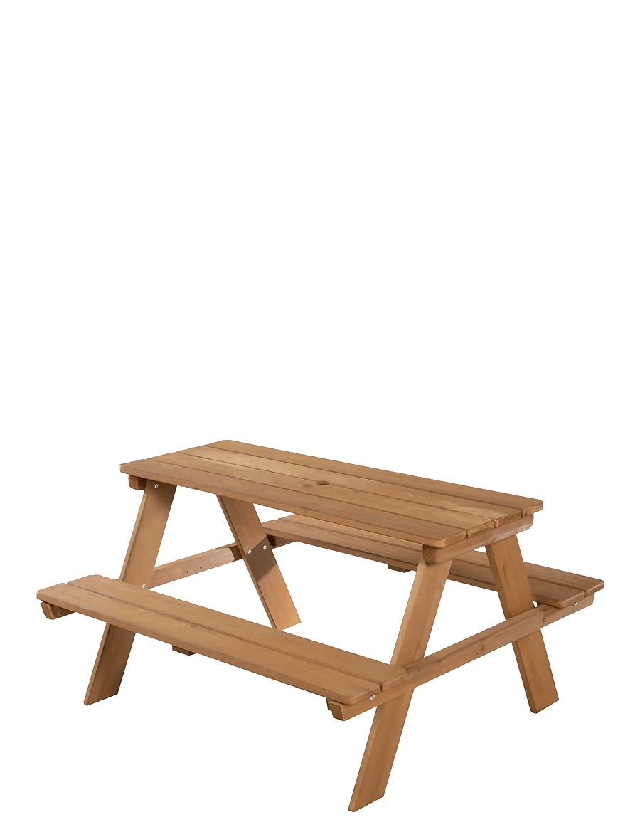 ROBA - Outdoor+ 'PICKNICK for 4' children's picnic bench and table - utemøbler - teakholz farben - 1