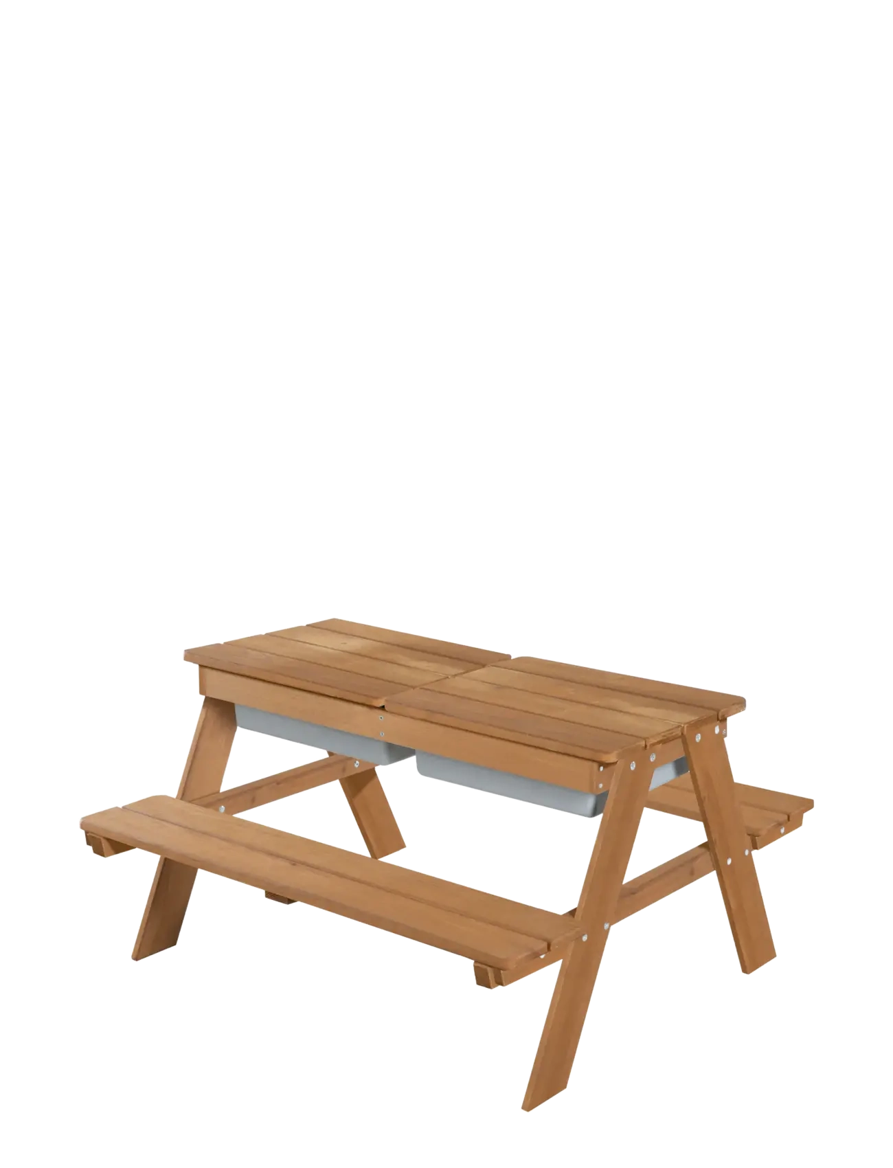 ROBA Children's Solid Wood Picnic Table With Sand Tub - Kids home - TEAKHOLZ FARBEN / multi