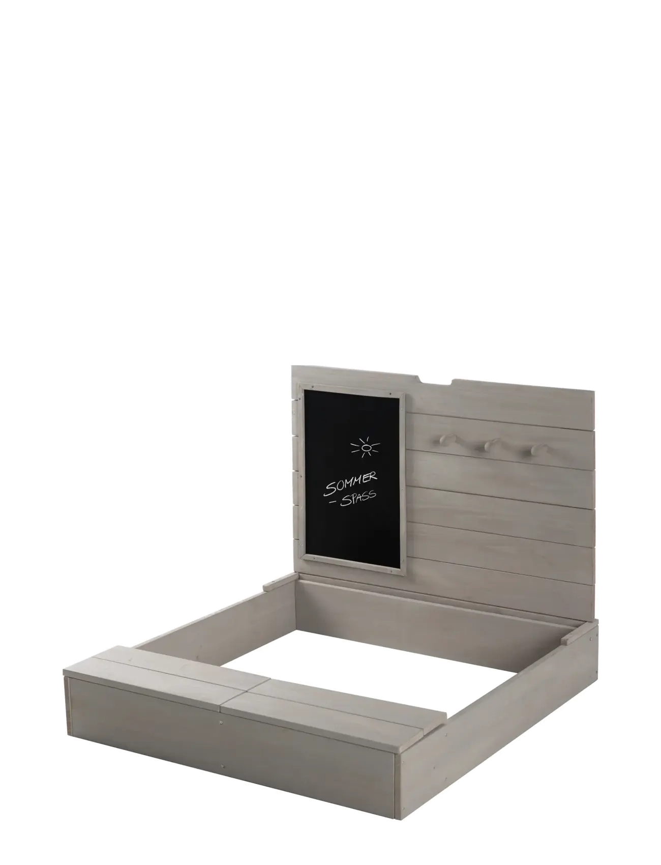 ROBA Sandpit With Lid, One Size, Black, Outdoor Legetøj > Sandpit, Børn