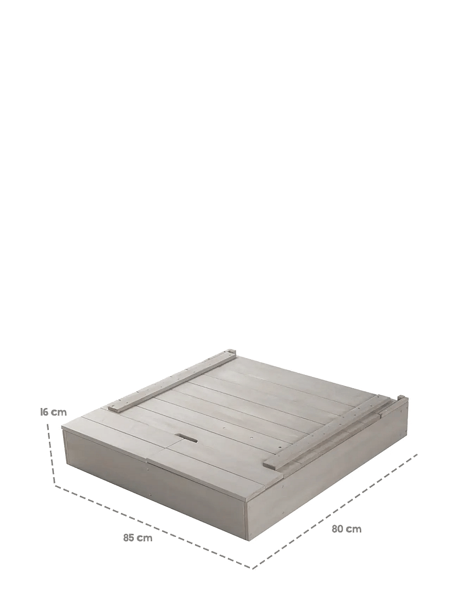 ROBA - Sandpit with lid - grey - 5